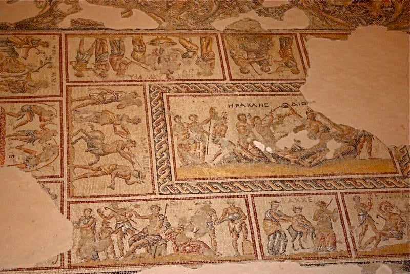 Mosaic of Greek Gods