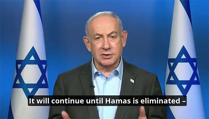 BREAKING - WATCH: PM Netanyahu: I am telling Hamas: Surrender - or die!