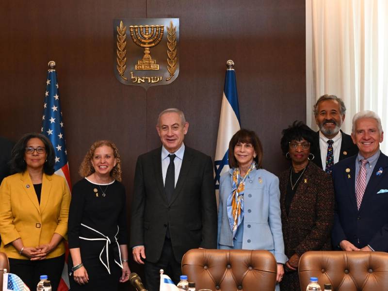 Prime Minister Netanyahu Meets with US Congressional Delegation