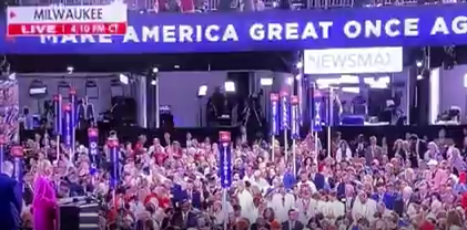 The Republican convention opened with a prayer for the hostages being held by Palestinians in Gaza