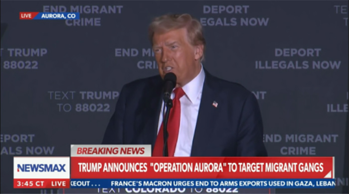 ICYMI: WATCH: Trump Unveils 'Operation Aurora' To Rid US Of Migrant Gangs