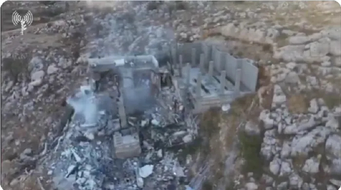 WATCH IDF destroyed a greenhouse that was used as cover for shooting attacks